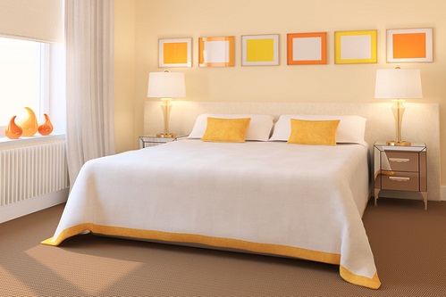 Modern Bedrooms in Lemon Yellow