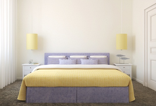 Modern Bedrooms in Lemon Yellow