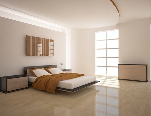 Contemporary Comforter Bedrooms in Caramel