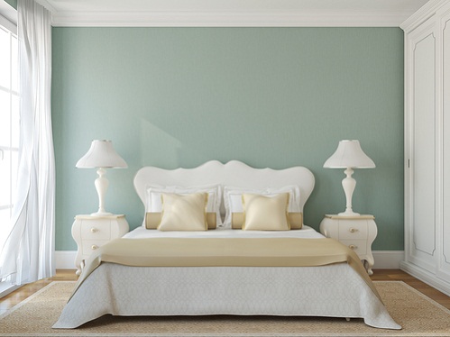 Accented French Country Bedrooms in Caramel