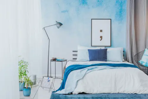  Accented Industrial Bedrooms in Cobalt Blue 