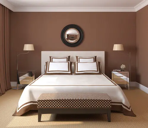 Modern Bedrooms in Chocolaty Caramel 