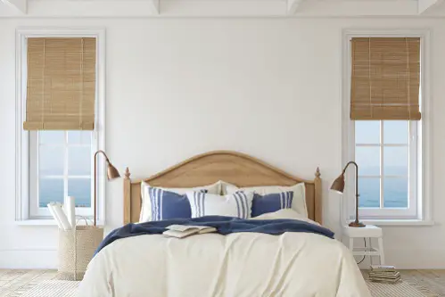 Beach House Bedrooms in Cobalt Blue with Coastle Style 