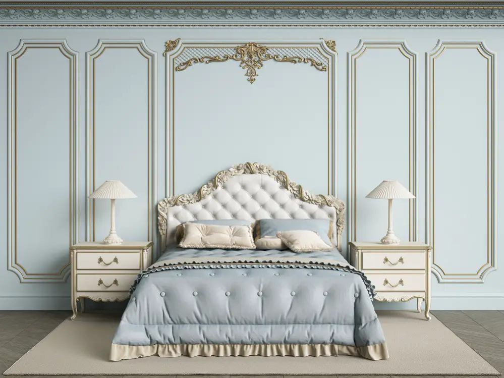 Industrial Bedrooms with Gentle Blue Tones