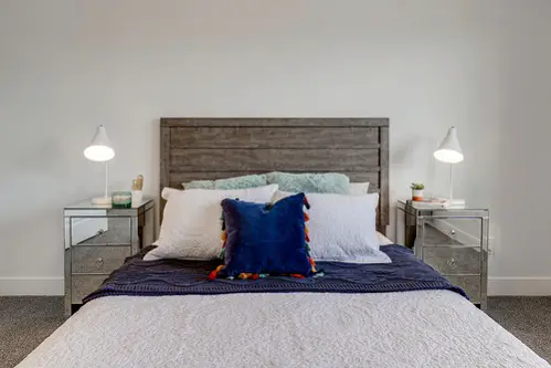 Accented Rustic Bedrooms in Cobalt Blue