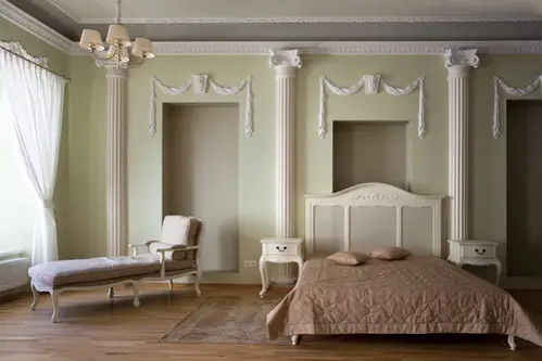 French Country Bedrooms in Caramel & Off-white