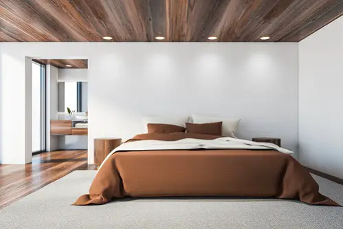 Contemporary Bedrooms in Caramel & White 