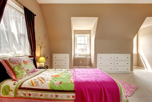 Traditional Bedrooms in Caramel for Girls Bedroom 