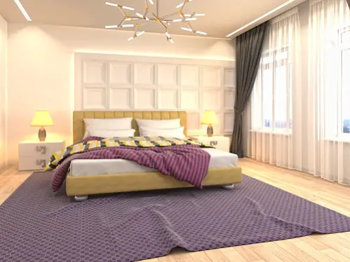 Contemporary Bedrooms in Caramel