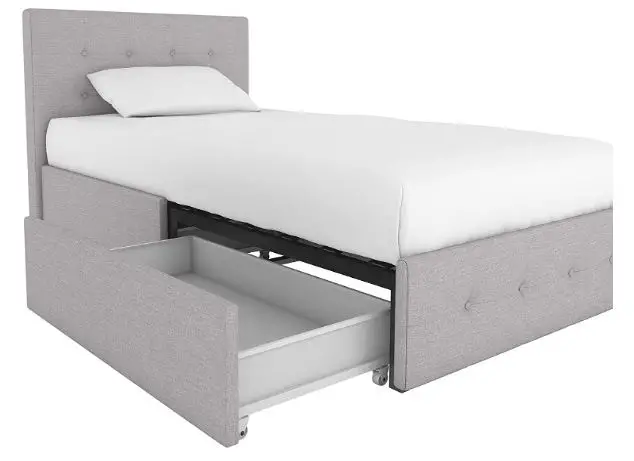 high twin bed frame