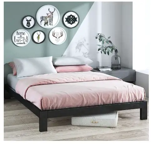 minimalist bed frame with storage