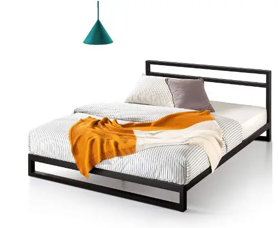 minimalist bed frame with headboard 